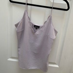Topshop scalloped camisole tank